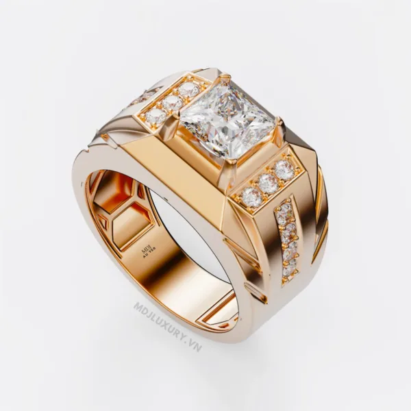 Nhẫn Nam Vàng Tây 18k MDJ NN386