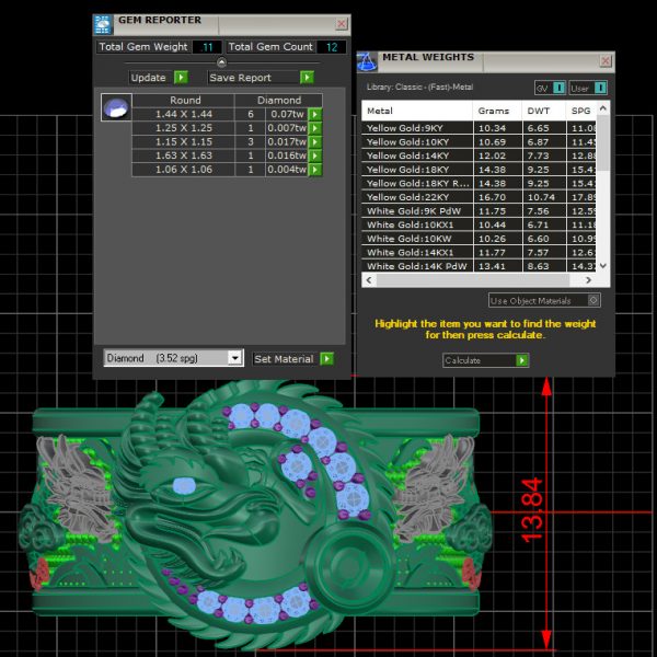 Nhẫn vàng nam mặt Rồng NN181