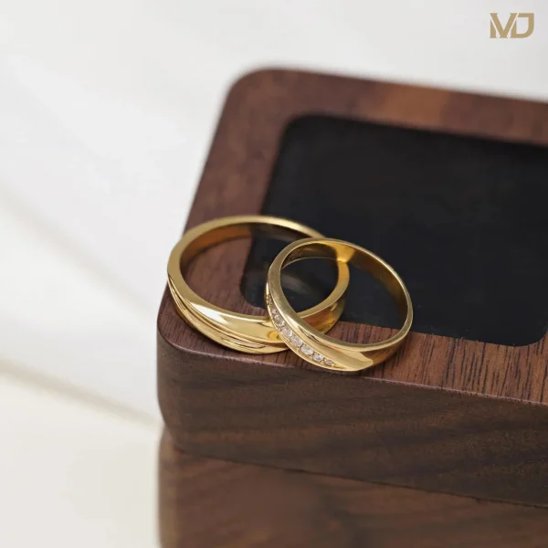 Nhẫn Cưới Vàng NC327 Bản Rỗng