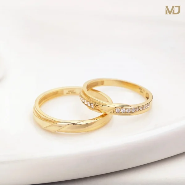 Nhẫn Cưới Cao Cấp Vàng Tây NC319