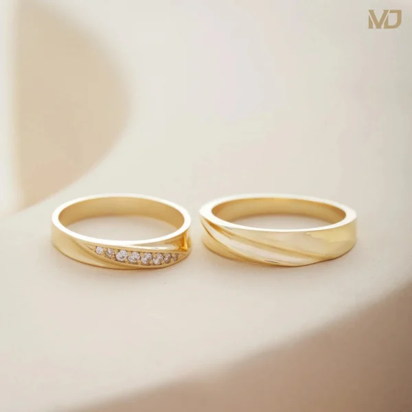 Nhẫn Cưới Vàng NC327 Bản Đặc