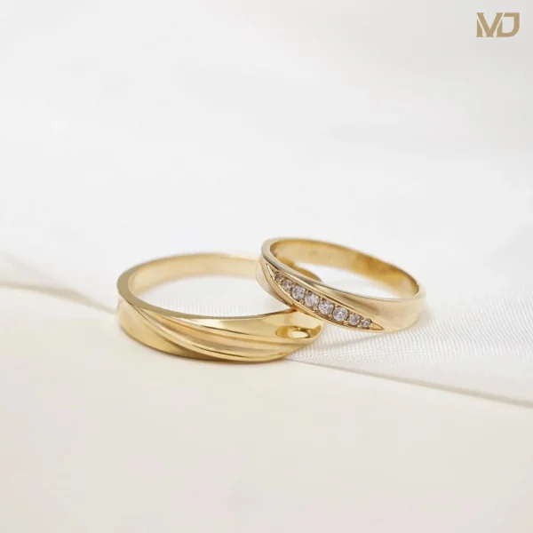 Nhẫn Cưới Vàng NC327 Bản Rỗng