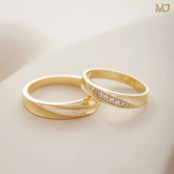 Nhẫn Cưới Vàng NC327 Bản Đặc