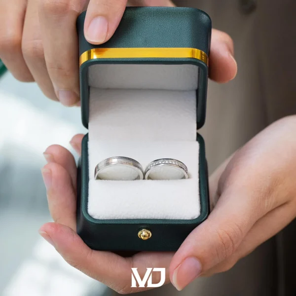 Nhẫn Cưới Vàng NC326 Bản Đặc