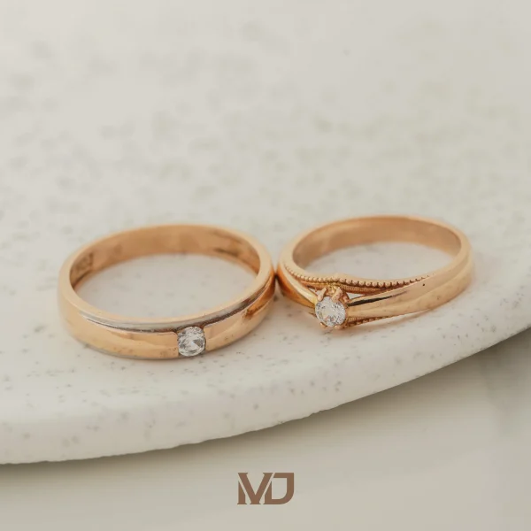 Nhẫn Cưới Vàng Tây Đơn Giản – NC18 (Sao chép)