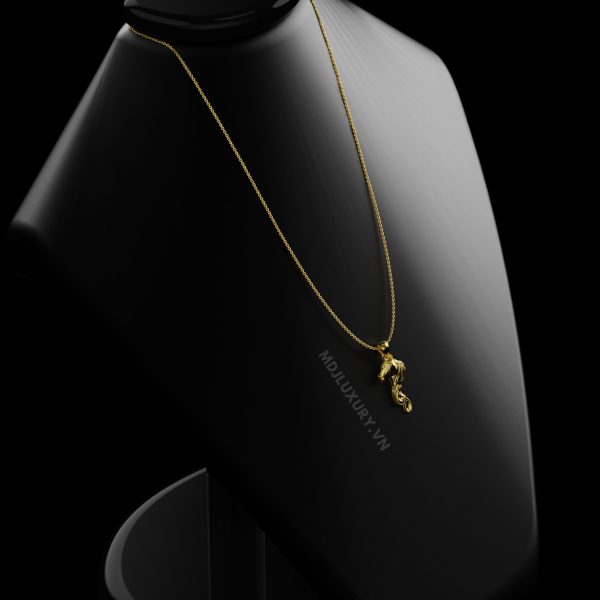 Mặt Dây Chuyền Nam Vàng Tây – Kiếm Rồng Đá Ruby MDC 64 (Sao chép)