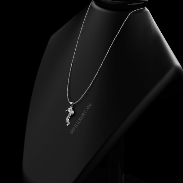 Mặt Dây Chuyền Nam Vàng Tây – Kiếm Rồng Đá Ruby MDC 64 (Sao chép)