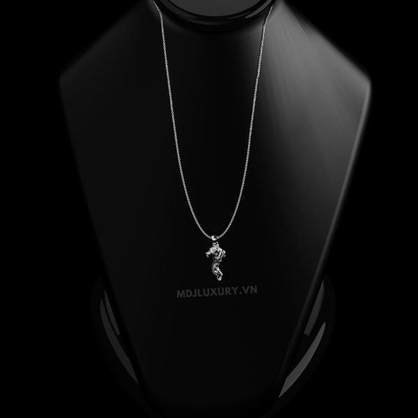 Mặt Dây Chuyền Nam Vàng Tây – Kiếm Rồng Đá Ruby MDC 64 (Sao chép)