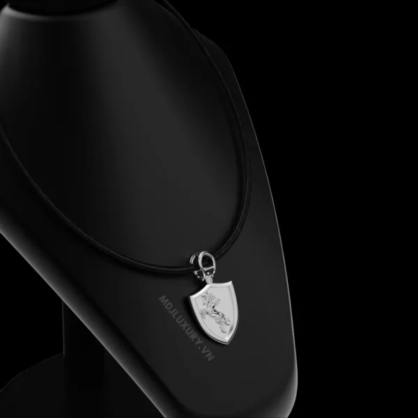 Mặt Dây Chuyền Nam Rồng Đá Ruby Bọc Móng Vuốt MDC70