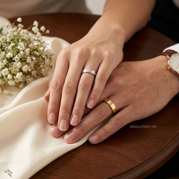 Nhẫn cưới Vàng Tây 18K MDJ NC123 đẹp tại Hà Nội