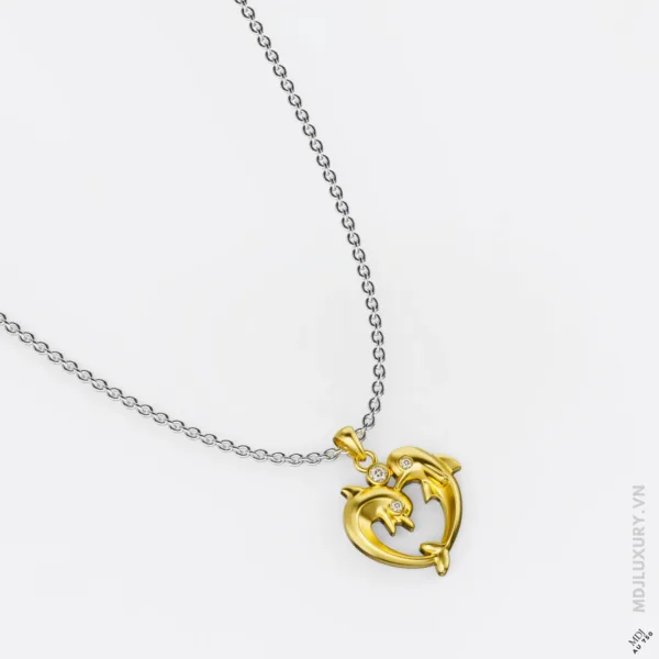 Mặt Dây Chuyền Nữ Vàng 18K Mẹ Bồng Con MDN 19 (Sao chép)
