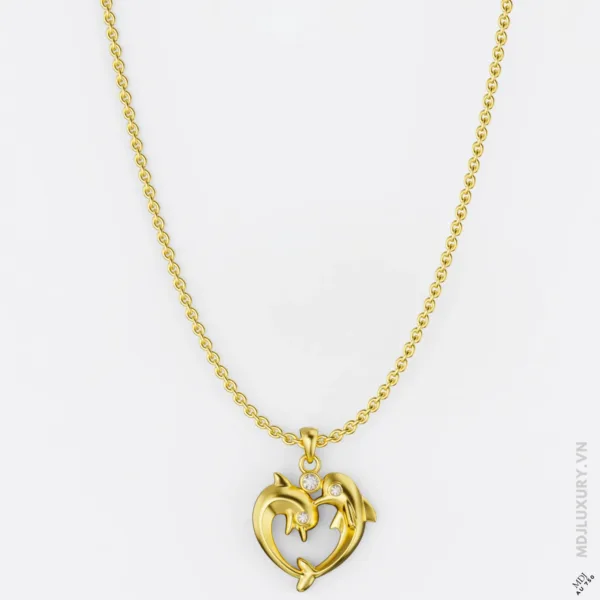 Mặt Dây Chuyền Nữ Vàng 18K Mẹ Bồng Con MDN 19 (Sao chép)