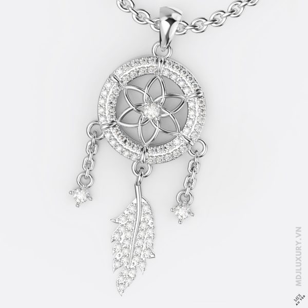 Mặt Dây Chuyền Nữ Vàng 14K Dolphin 18K MDN 20