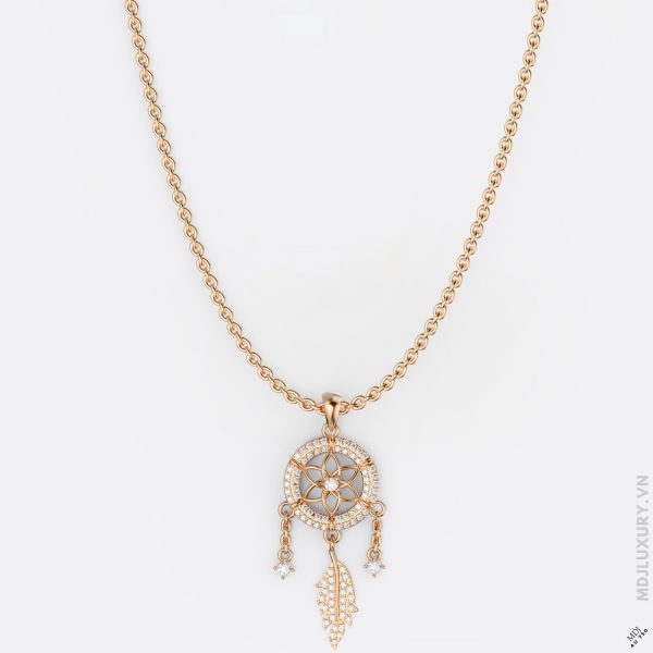Mặt Dây Chuyền Nữ Vàng 14K Dolphin 18K MDN 20
