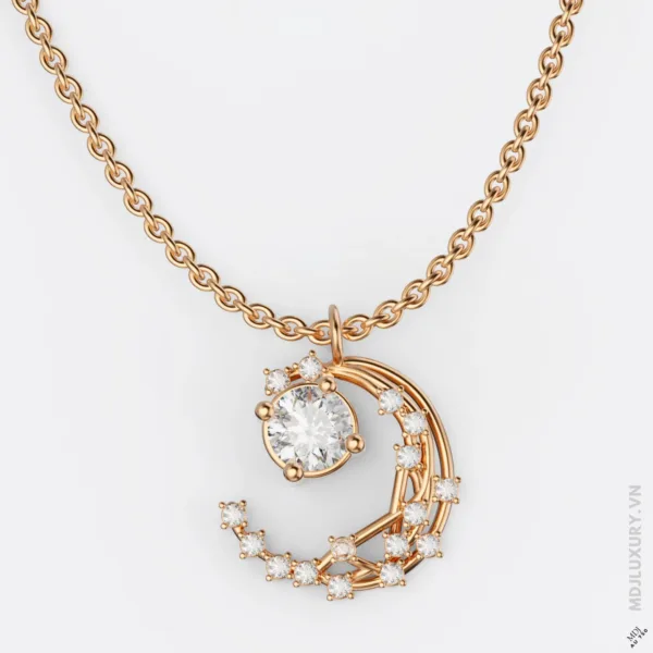 Mặt Dây Chuyền Nữ Vàng Trắng18K Dreamcatcher MDN 21 (Sao chép)