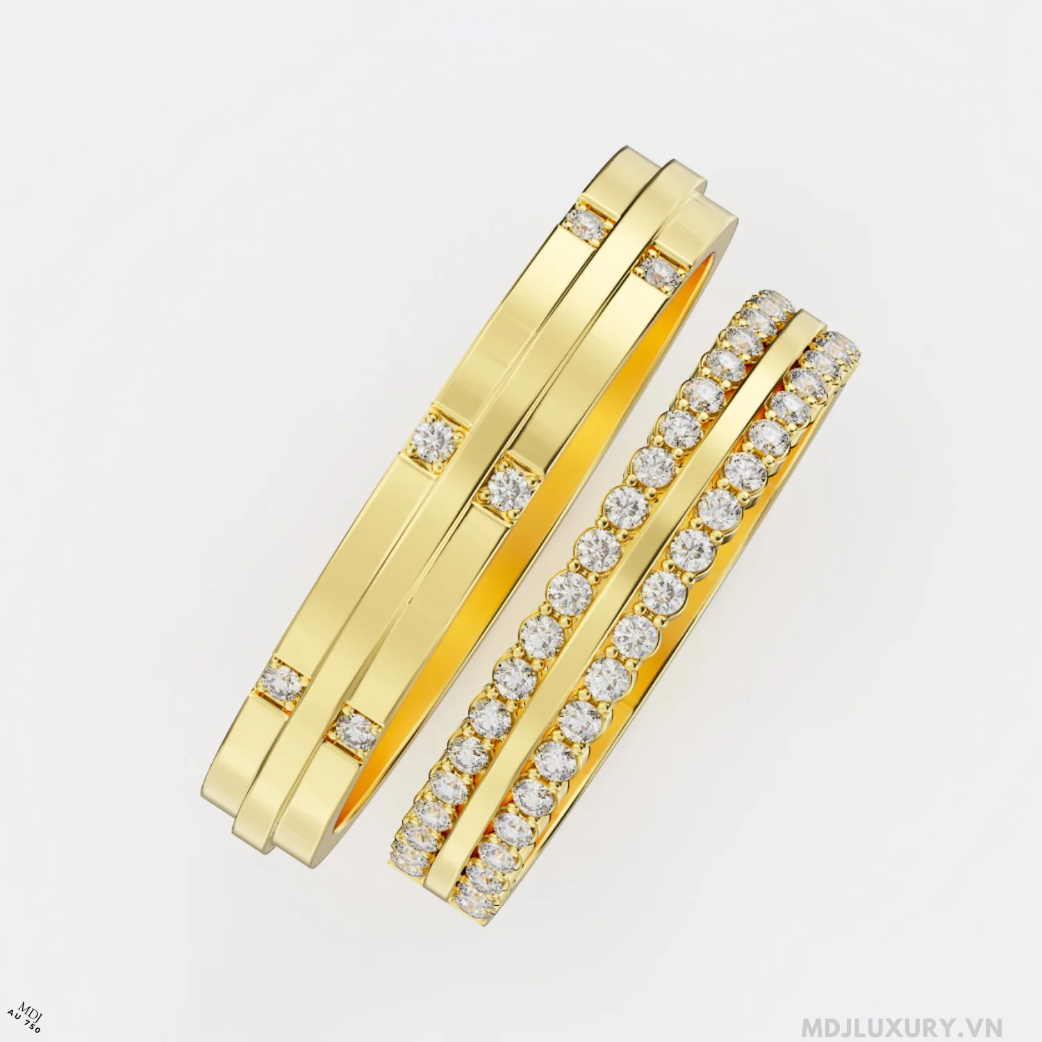 Nhẫn Cưới Kim Cương NKC 02