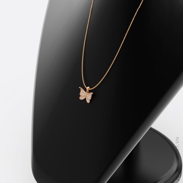 Mặt Dây Chuyền Nữ Butterfly Kim Cương Lab MDN 26
