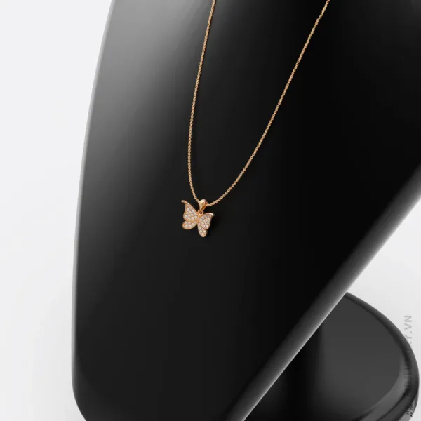 Mặt Dây Chuyền Nữ Butterfly Kim Cương Lab MDN 26