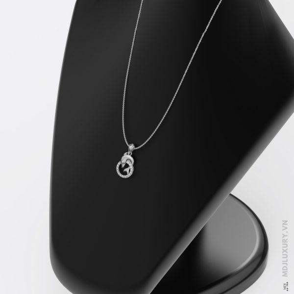 Mặt Dây Chuyền Nữ Cá Heo Kim Cương Lab MDN 25
