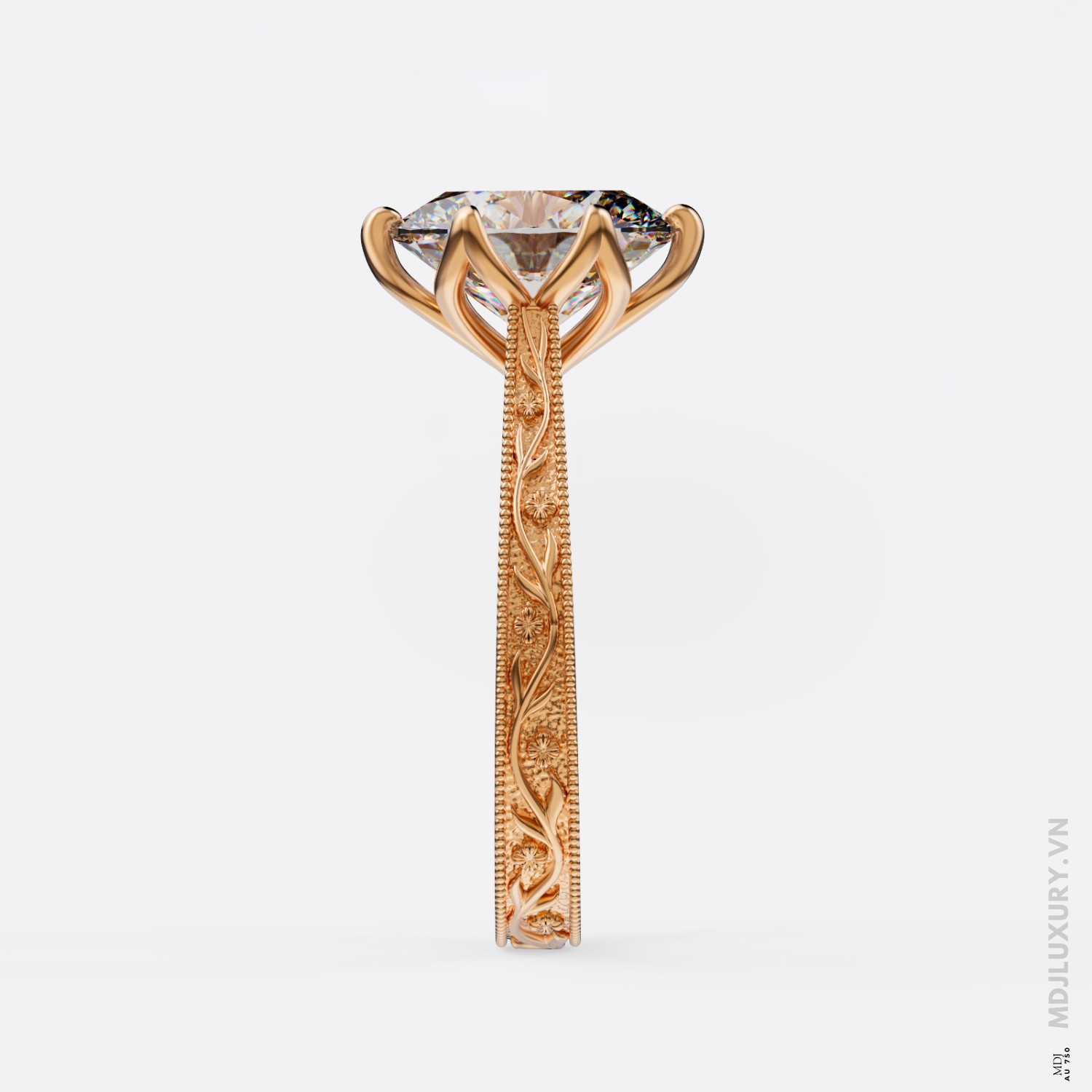 Nhẫn Đính Hôn Kim 18K NNU279