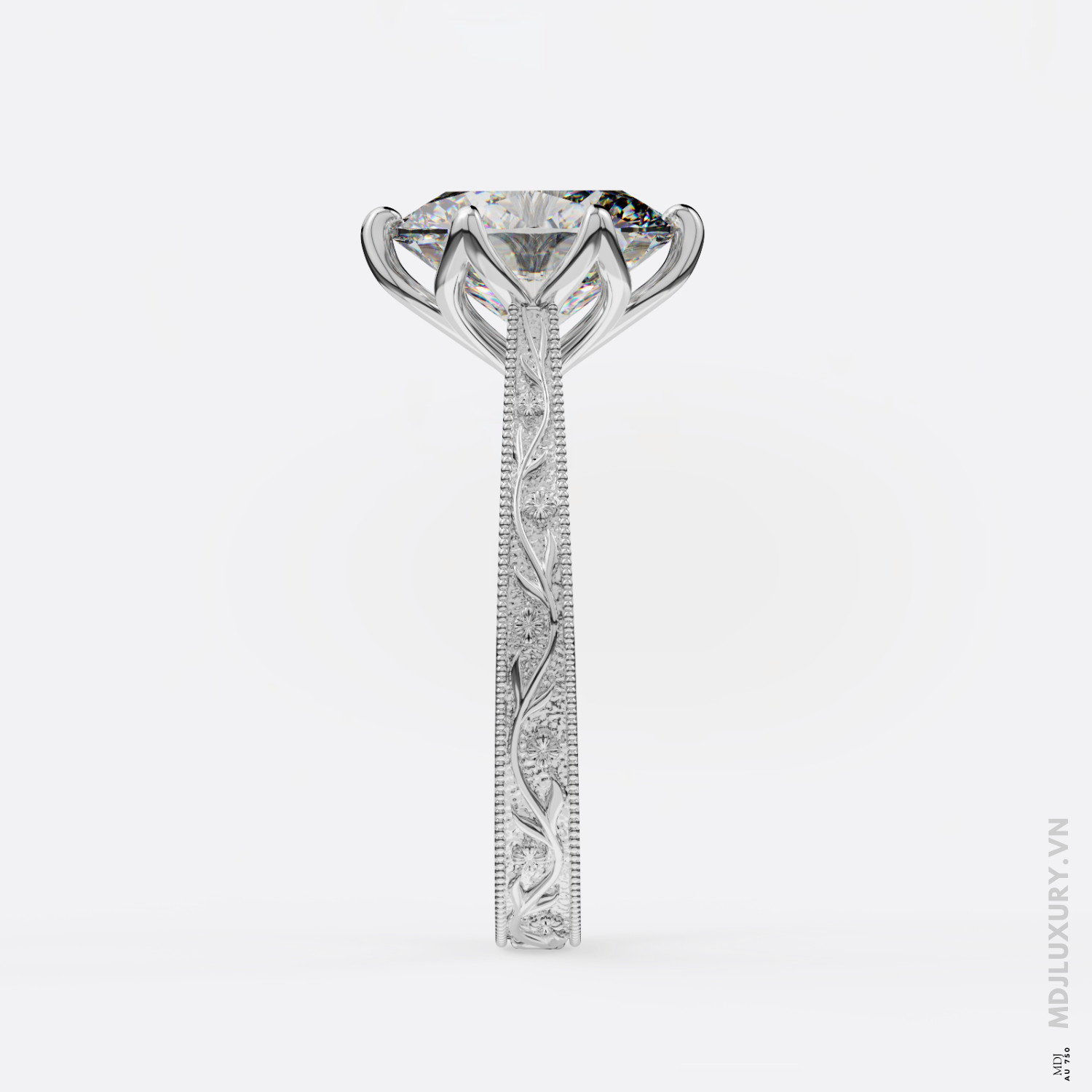 Nhẫn Đính Hôn Kim 18K NNU279