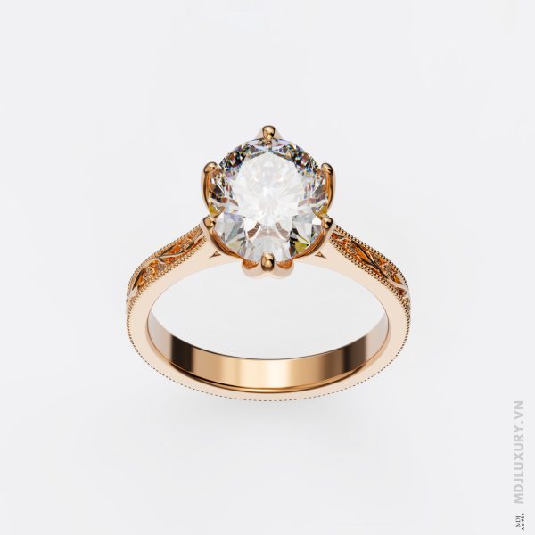 Nhẫn Đính Hôn Kim 18K NNU279