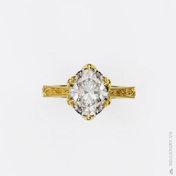 Nhẫn Đính Hôn Kim 18K NNU279