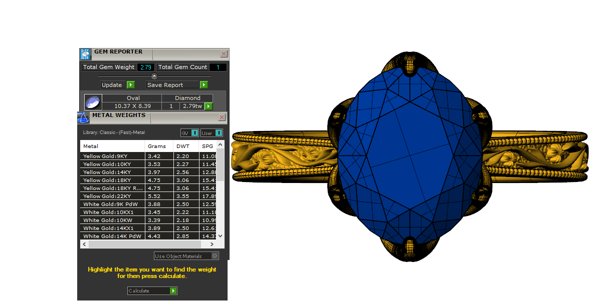 Nhẫn Đính Hôn Kim 18K NNU279
