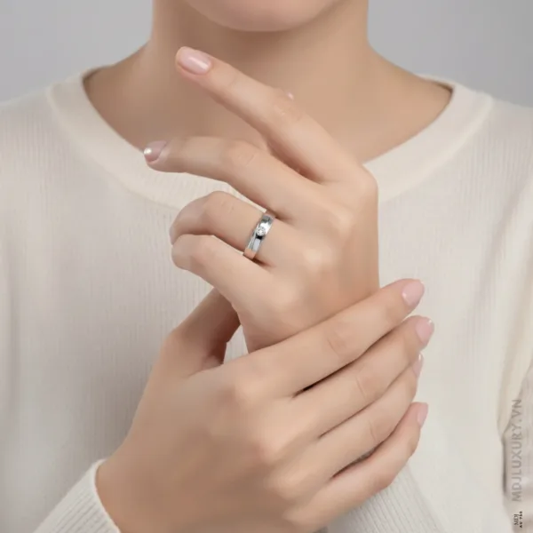 Nhẫn Cưới Kim Cương MDJ NC242