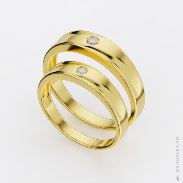 Nhẫn Cưới Kim Cương MDJ NC242