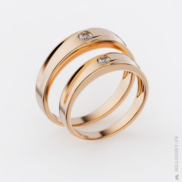 Nhẫn Cưới Kim Cương MDJ NC242