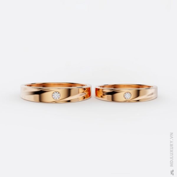 Nhẫn Cưới Kim Cương MDJ NC242