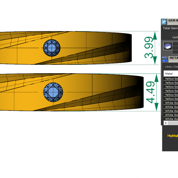 Nhẫn Cưới Kim Cương MDJ NC242