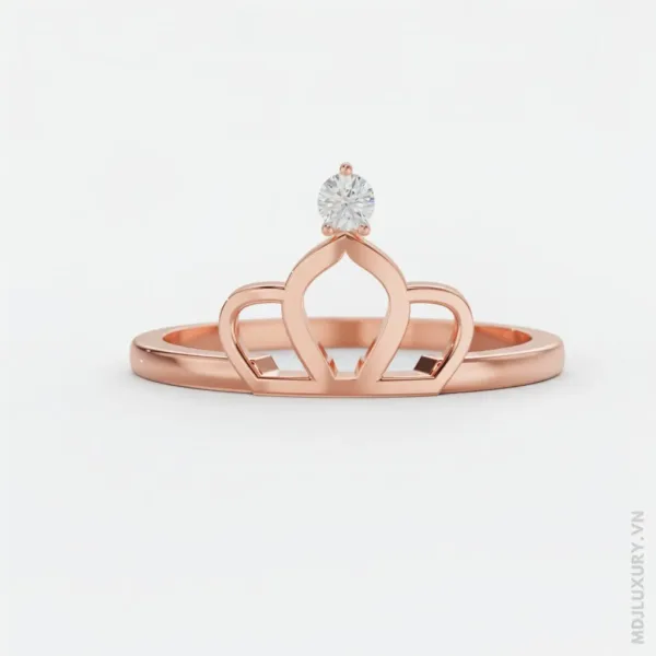 Nhẫn Cầu Hôn Kim Cương Diamond Crown M9019