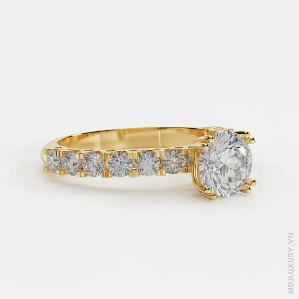 Nhẫn Cầu Hôn Kim Cương Golden Empress M9021