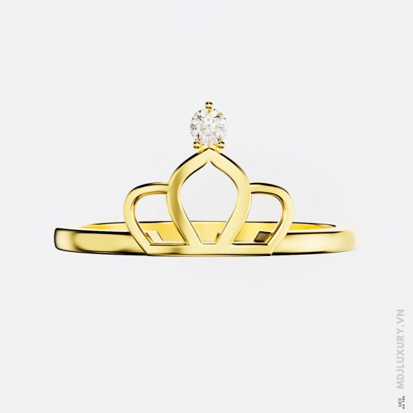 Nhẫn Cầu Hôn Kim Cương Diamond Crown M9019