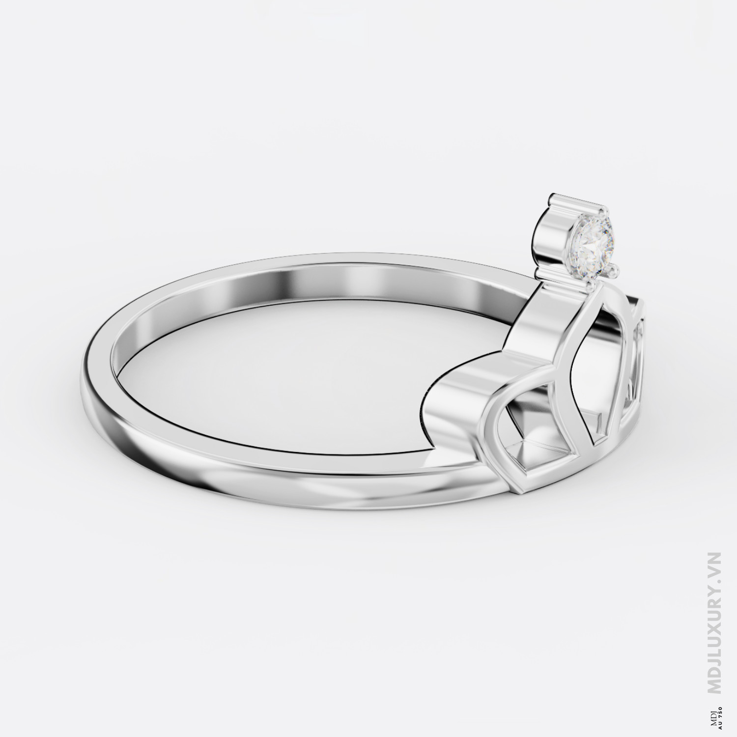 Nhẫn Cầu Hôn Kim Cương Diamond Crown M9019