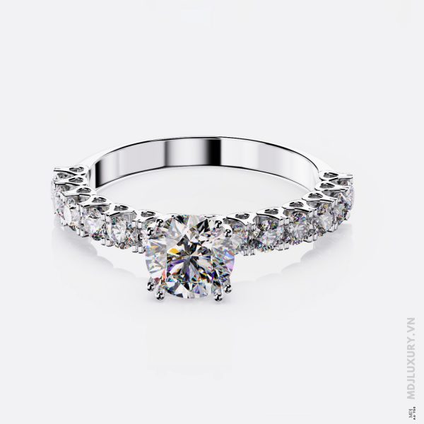 Nhẫn Cầu Hôn Kim Cương Golden Empress M9021