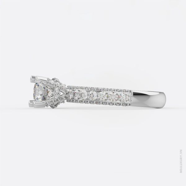 Nhẫn Cầu Hôn Kim Cương Golden Soulmate M9022