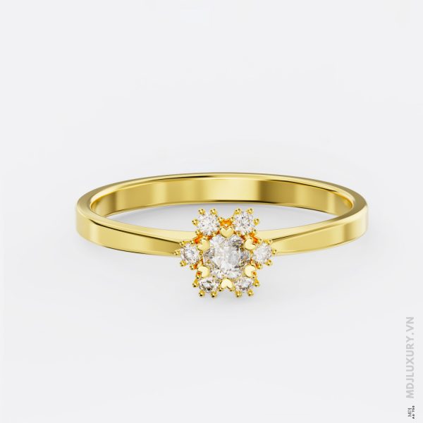 Nhẫn Cầu Hôn Kim Cương Rose Dia M9018