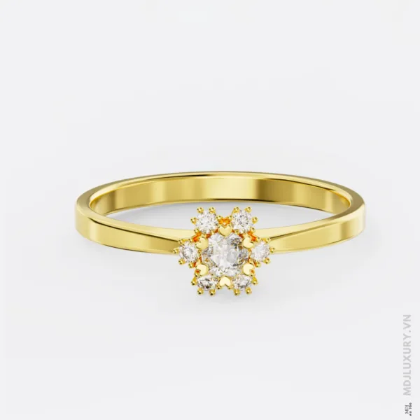 Nhẫn Cầu Hôn Kim Cương Rose Dia M9018