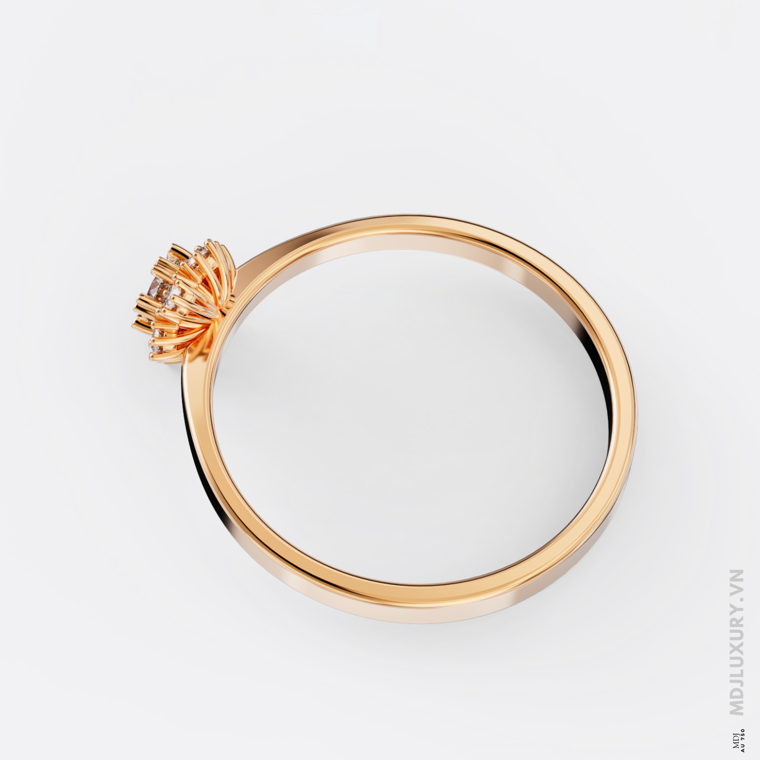 Nhẫn Cầu Hôn Kim Cương Rose Dia M9018