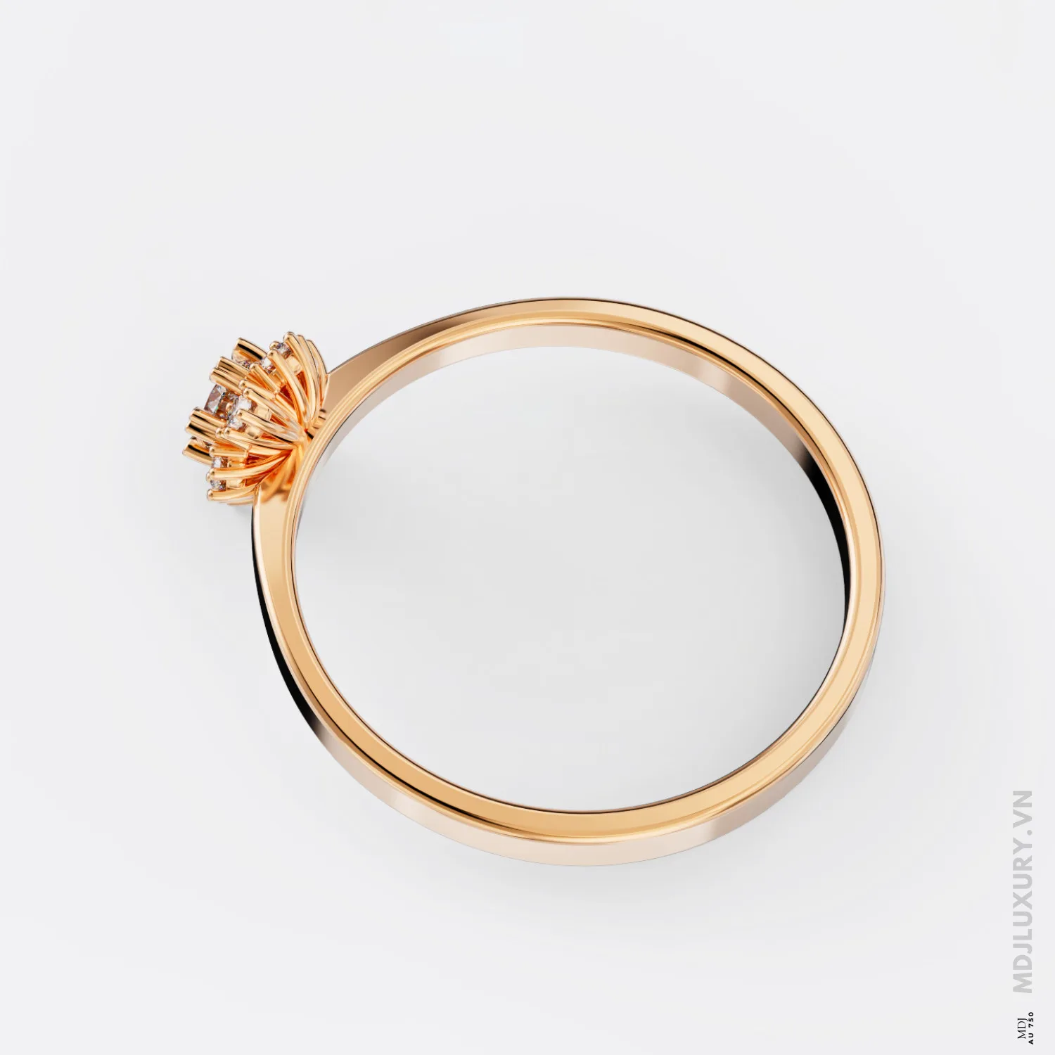 Nhẫn Cầu Hôn Kim Cương Rose Dia M9018