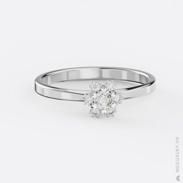 Nhẫn Cầu Hôn Kim Cương Rose Dia M9018