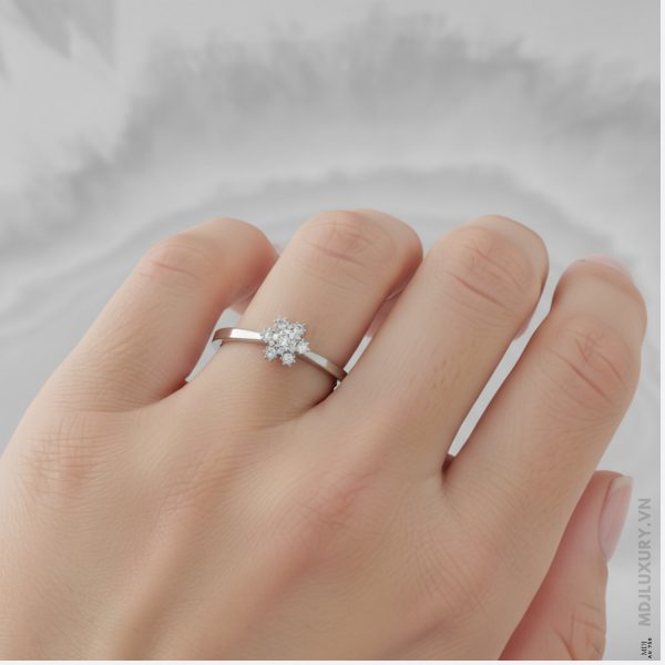 Nhẫn Cầu Hôn Kim Cương Rose Dia M9018