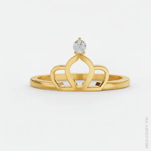 Nhẫn Cầu Hôn Kim Cương Diamond Crown M9019