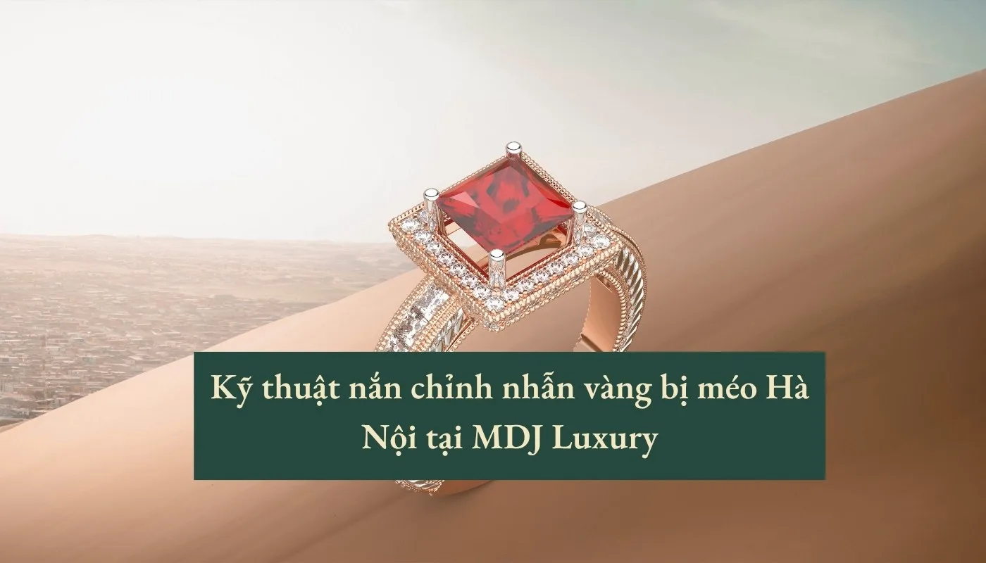 nắn chỉnh nhẫn vàng bị méo Hà Nội