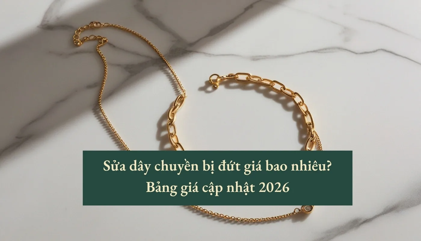 sửa dây chuyền bị đứt giá bao nhiêu