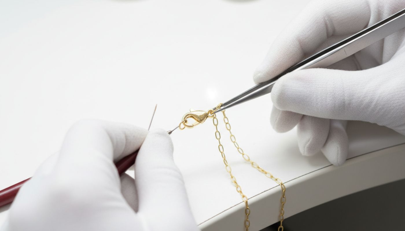 sửa khóa dây chuyền vàng bị hỏng Hà Nội