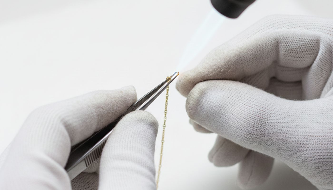 sửa khóa dây chuyền vàng bị hỏng Hà Nội